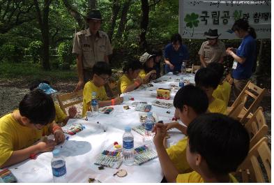 2009년 여름 맑은 숨 캠프(북한산도봉사무소) 운영사진
