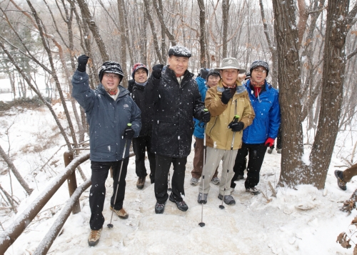 환경부 북한산 둘레길 신년 산행.