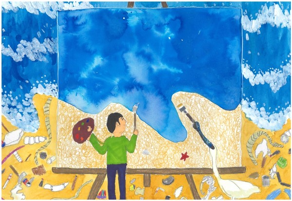 멸종위기종 상상그림 및 슬로건 공모전 대상 수상작 (사진제공=국립생태원)