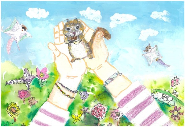 멸종위기종 상상그림 및 슬로건 공모전 최우수상 수상작 사진제공=국립생태원)