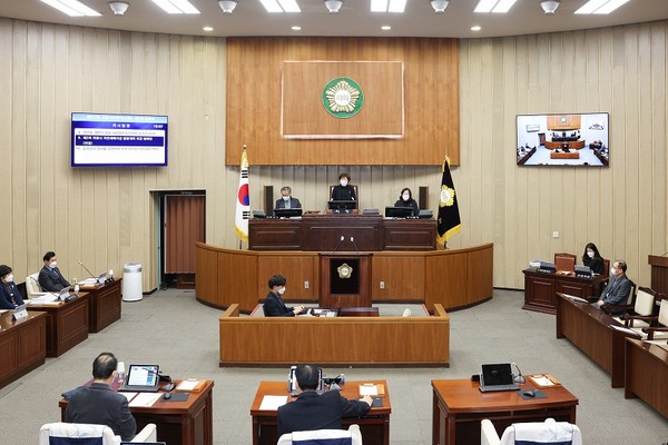 의왕시의회, 제273회 임시회 폐회 사진<사진제공=의왕시의회>