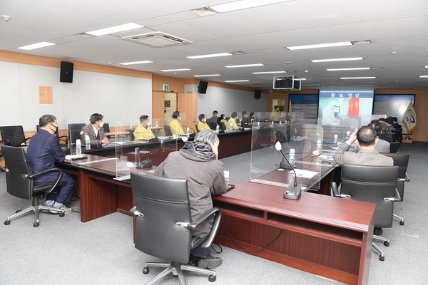 동남권 방사선 의.과학 산업단지 기업투자유치 설명회 모습 /사진제공=기장군