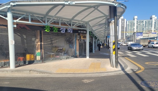 정비 후 청과시장 거리./사진제공=영등포구