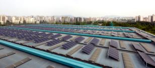 차량기지 태양광 발전단지(예시)