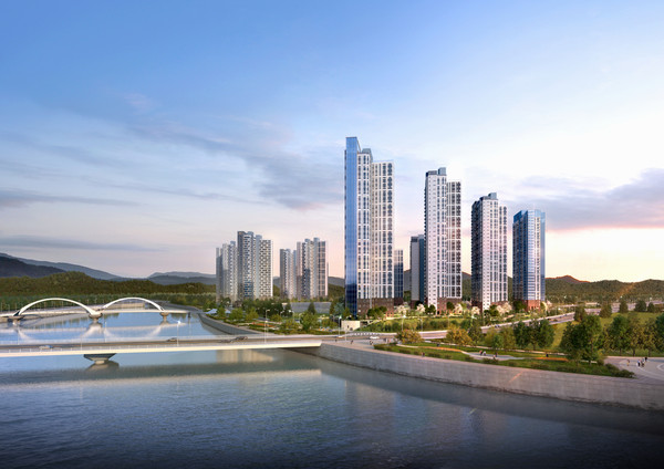 거제 유로스카이 수변 투시도.<사진제공=DL이앤씨>