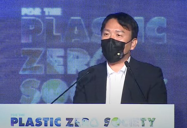 차완영 마린 이노베이션 대표 /자료=‘2021 제주플러스 국제환경포럼’ 유튜브 캡처