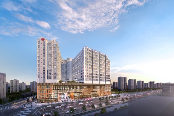 남양주 다산역 데시앙 투시도.