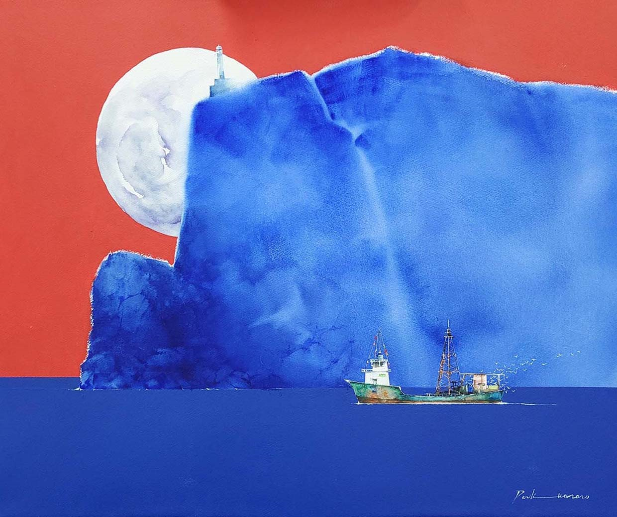 박호 작가의 '레드 엔 블루' /자료출처=부산시