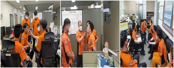  수원남부소방서, 근무자 불시 음주측정 실시 /사진제공=수원남부소방서