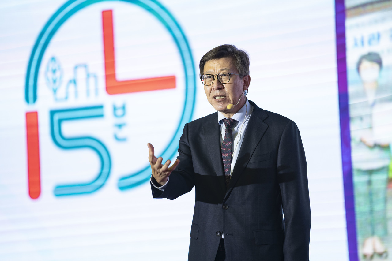 어린이 복합문화공간 비전 선포식에 참석한 박형준 시장 /사진제공=부산시