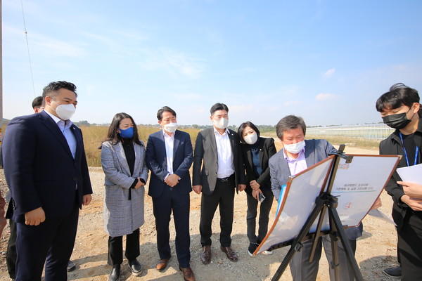 공유재산 관리계획안 심의 대상지 현장 방문 /사진제공=화성시의회 