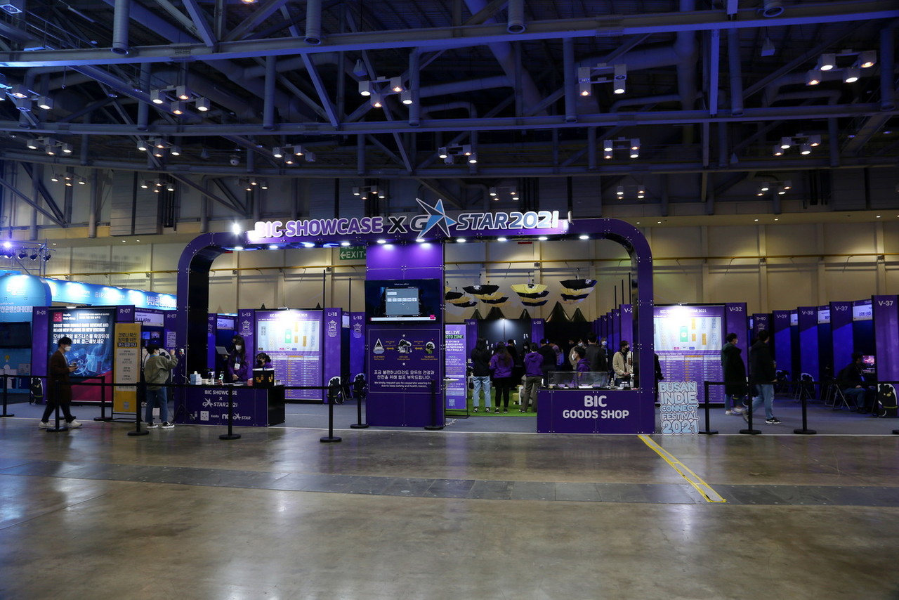 2021 지스타 부산인디커넥티드페스티벌(BIC) 특별관 /사진=권영길 기자