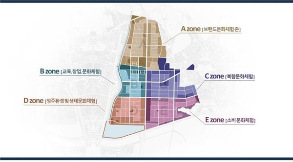 인천산단을 각 테마별로 구성한 복합산업문화 구역 구상도  /자료제공=인천시