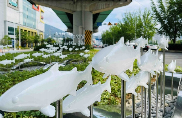 해운대구 석대고가 하부녹화 '석대하경' /사진제공=부산시