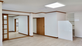 리모델링 공사 후 엄광부엌&경로당 내부 전경 /사진제공=부산시