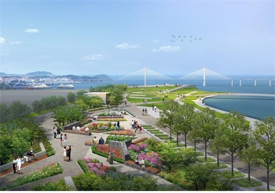 문화공원 1호 조감도(시설면적 : 2만6천㎡) /자료제공=해양수산부