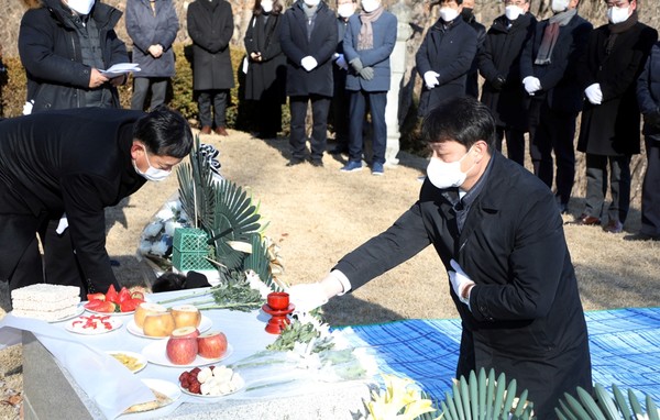고 심재덕 시장 13주기 추모식 /사진제공=수원시의회 