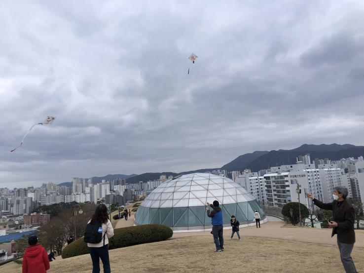 2021년 복천동고분군 연날리기 행사 사진 /사진제공=부산시