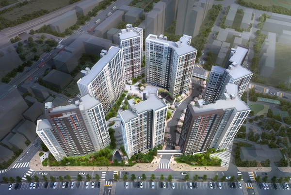 힐스테이트 구리역 조감도./사진제공=현대건설