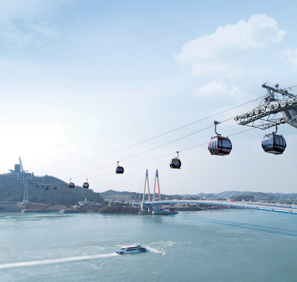 진도 명량해상케이블 /사진제공=진도군