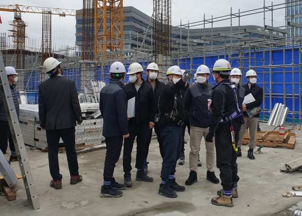 중대재해처벌법 시행 해빙기 합동점검 /사진제공=GH