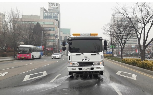 도로청소차 /사진제공=경기도