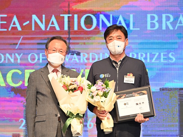 2022 대한민국 국가브랜드 대상 수상한 청송사과/ 사진제공=청송군