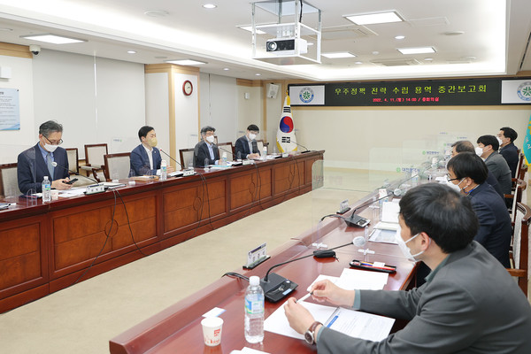 우주 정책 전략 수립 용역 중간보고회 /사진제공=대전시
