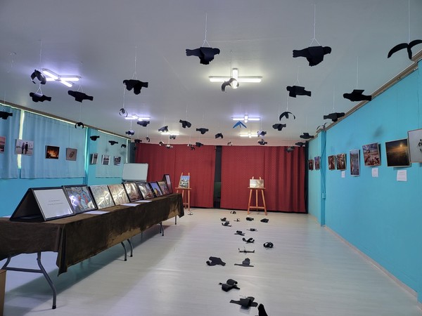 기후위기 사진전 전시장 /사진제공=부산시교육청