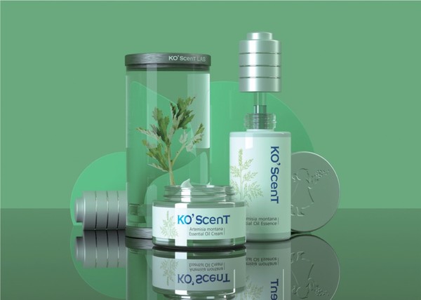 개똥쑥 에센셜오일 적용 황노화 화장품 /자료=한국임업진흥원