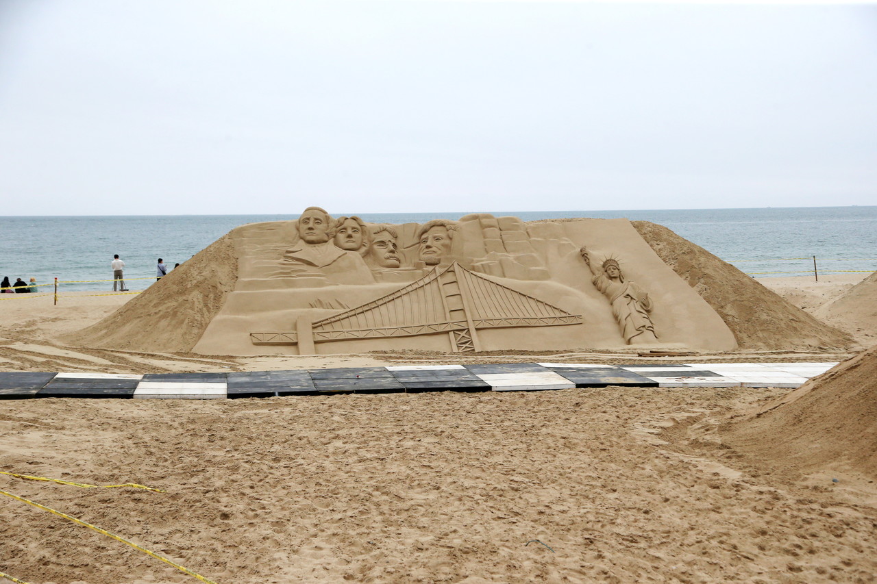 모래조각 /사진=권영길 기자