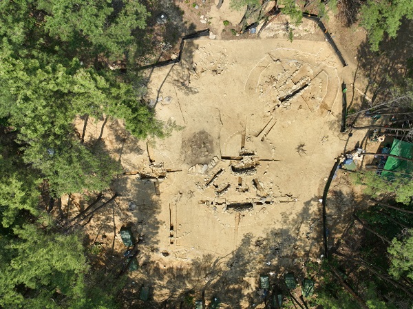 구미 황상동 고분군 발굴조사 전경 /사진제공=구미시