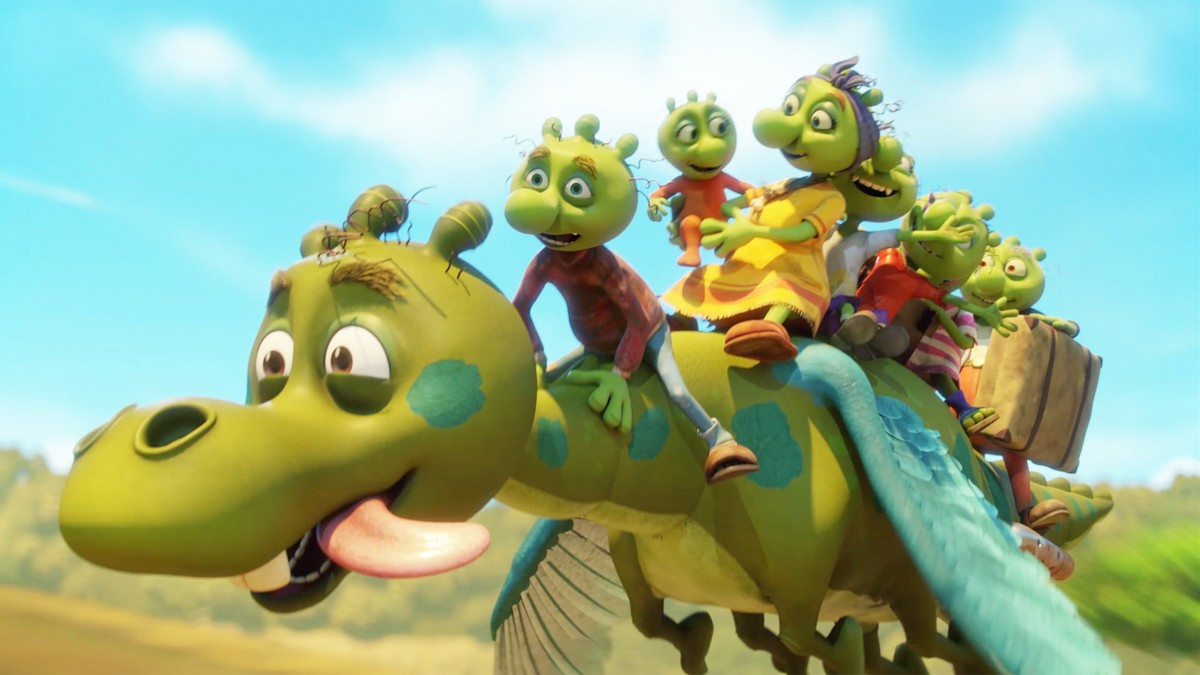 냄새마을에 온 오글리 가족 스틸컷 /자료제공=(사)부산국제어린이청소년영화제 사무국