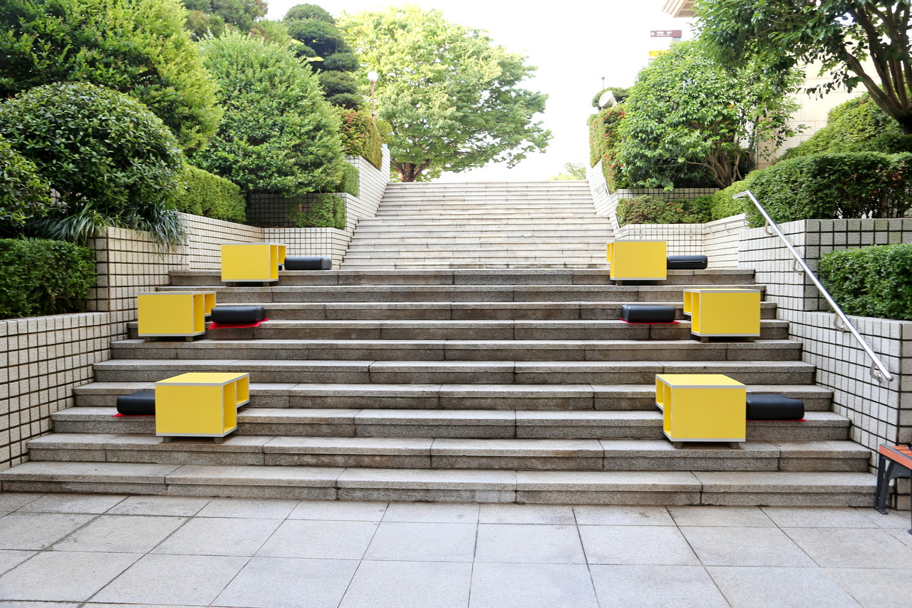 중정 야외휴게공간 /사진=권영길 기자