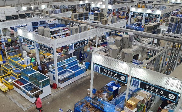 농수산물도매시장 수산동 전경 /사진제공=수원시