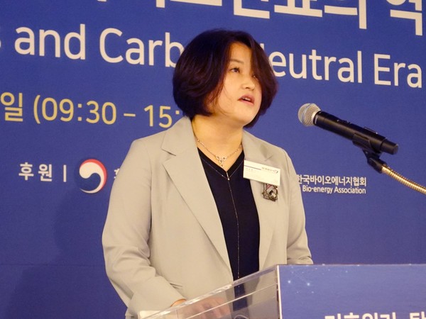 개회사를 하는 이미화 환경일보 발행인 /사진=김인성 기자