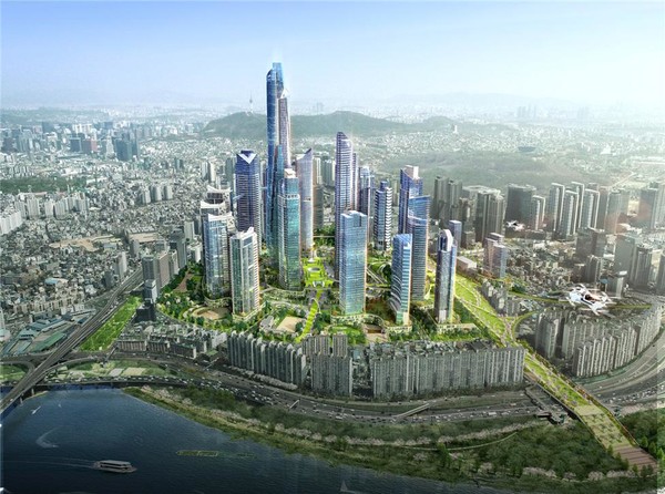 용산국제업무지구 조성 조감도(안) /자료제공=서울시