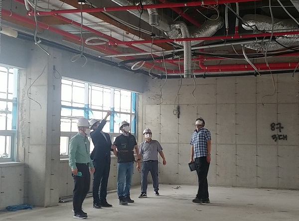 복지시설 조성 현장 방문 /사진제공=김천시