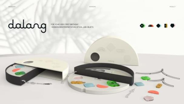 스파크 Silver 수상한 'Dalang'(김남연, 박수빈, 곽지은, 전유정 作) /자료제공=(재)부산디자인진흥원