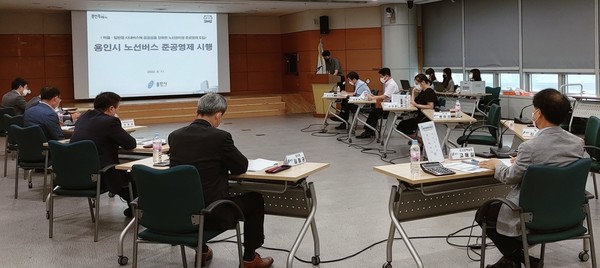 지난 11일 적극행정위원회 발표심사 /사진제공=용인시