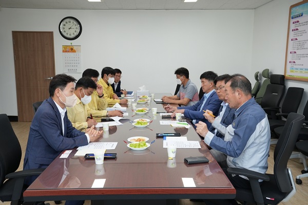 산업단지 방문 중소기업 소통간담회 참석자들 /사진제공=고령군