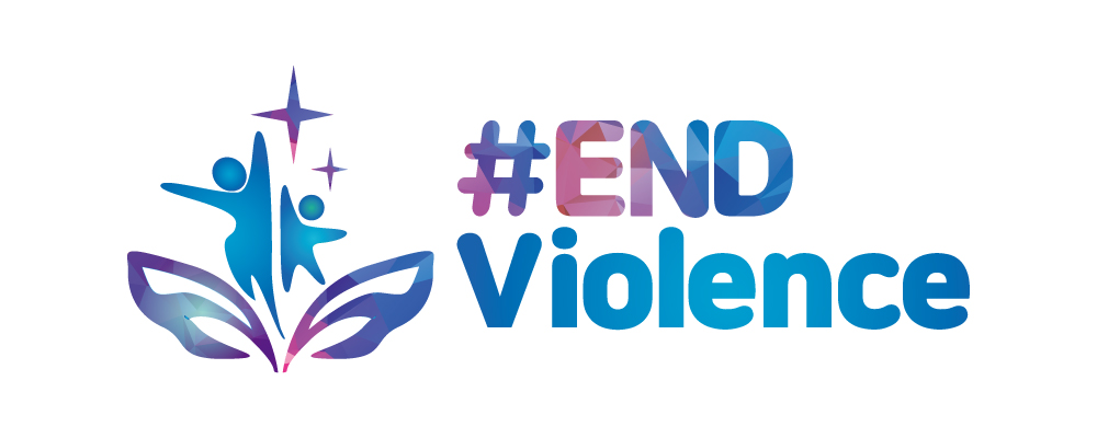 #ENDviolence 챌린지 END violence 로고 가로버전 /자료제공=외교부