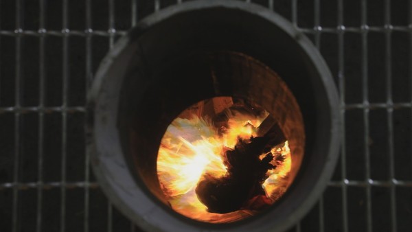 점화된 건식용융로