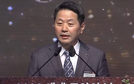 개회사에서 이우원 한국환경산업기술원 본부장은 토양도 물과 대기처럼 우리의 소중한 환경 자원으로 보존해야 한다고 강조했다. /사진=온라인 캡처