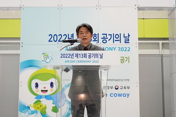 세계푸른하늘맑은공기연맹 김윤신 대표는 앞으로도 국내·외 모든 지역이 맑은 공기를 유지하도록 운동에 매진하겠다고 약속했다. /사진=김인성 기자