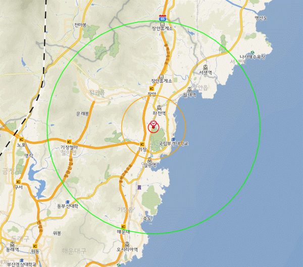 방역대 현황 /자료제공=부산시