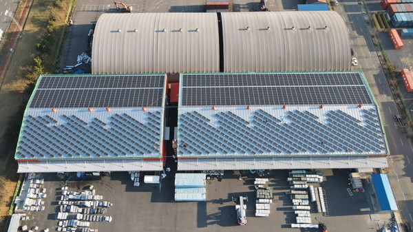 전남 광양항 어울림 공장 650kW급 지붕태양광  