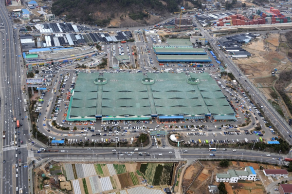 반여농산물도매시장 전경 /사진제공=부산시