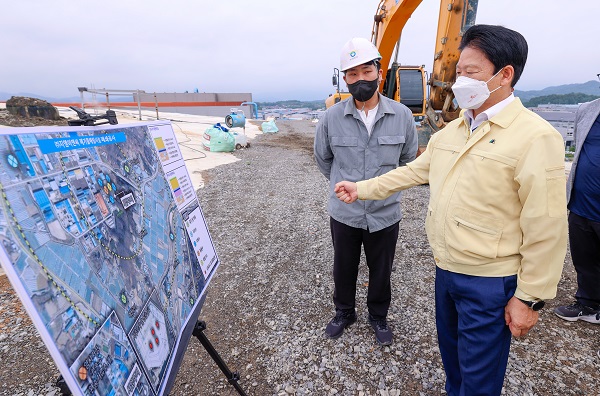 폐기물 매립시설 폐쇄 공사 현장방문 참고자료 /사진제공=성주군