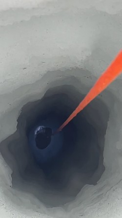 열수시추공 내부 모습 /사진=해양수산부